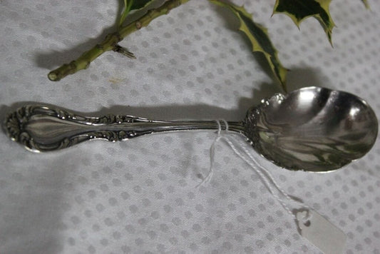 RAFFINATO CUCCHIAINO ANTICO IN SHEFFIELD L. cm 15\ VECCHIO CUCCHIAIO n.2/ POSATA Sheffield & Argento