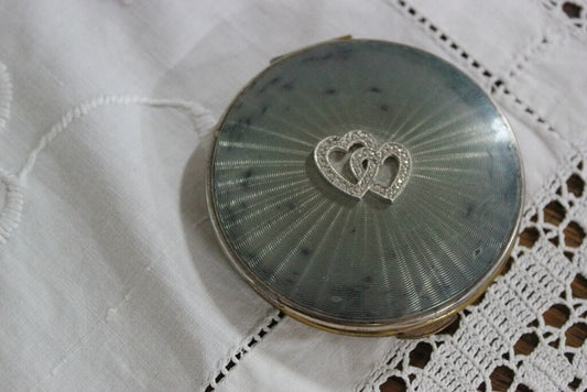 RARO PORTA CIPRIA VINTAGE DA COLLEZIONE  OLD ENGLISH POWDER COMPACT Portacipria