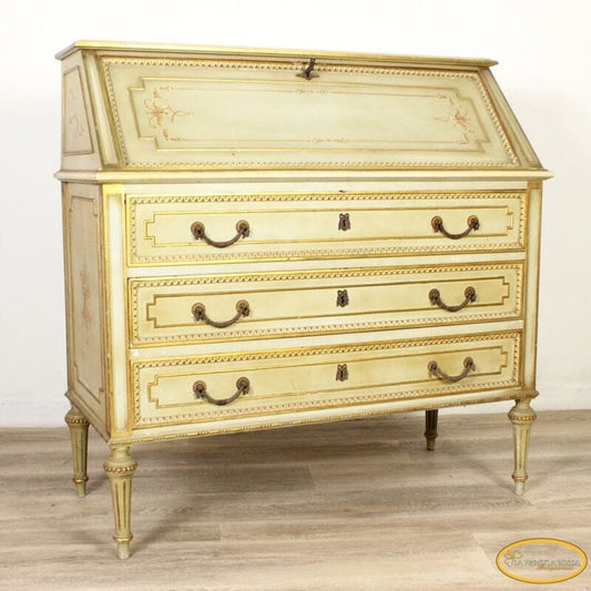 Ribalta antica ribaltina scrittoio stile veneziano secretaire antico trumeau Arredamento