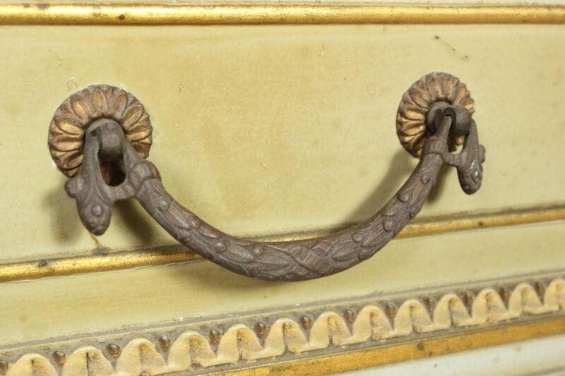 Ribalta antica ribaltina scrittoio stile veneziano secretaire antico trumeau Arredamento