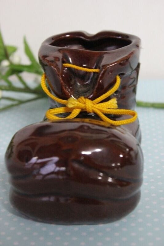 SCARPONE VINTAGE IN TERRACOTTA DA COLLEZIONE / VECCHIO POSACENERE / PORTAFIORI Ceramiche e Porcellane