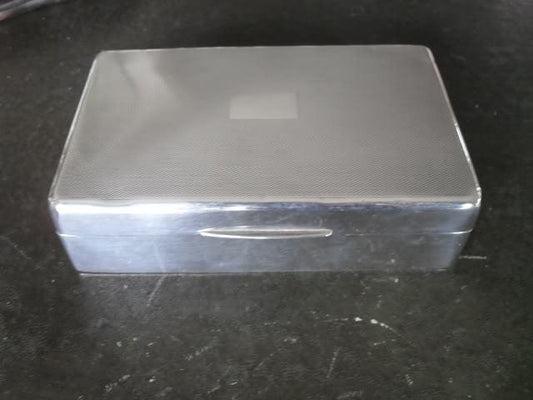 SCATOLA ANTICA IN ARGENTO PORTASIGARETTE ANNO 1938  VINTAGE SILVER STERLING BOX Sheffield & Argento