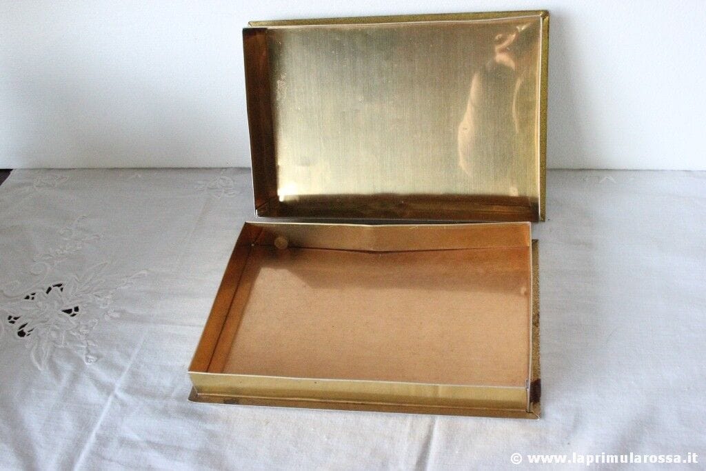 SCATOLA IN LATTA MOTTA D'EPOCA SUMMA LAETITIA  VINTAGE ITALIAN MOTTA METAL BOX Pubblicità vintage