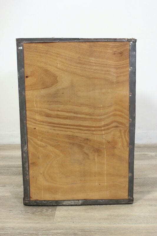 Scatola in legno antica vintage inglese decorativa te da vetrina per esposizione Scatole in legno