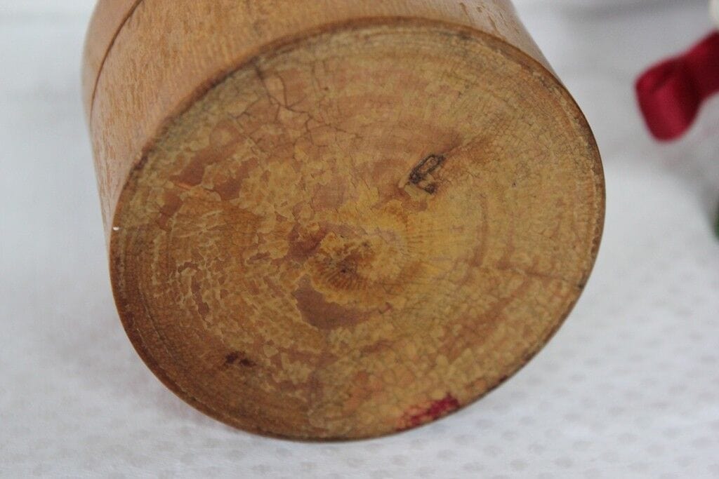 SCATOLA VINTAGE IN LEGNO   VECCHIA SCATOLINA DIPINTA  PORTAOGGETTI Scatole in legno