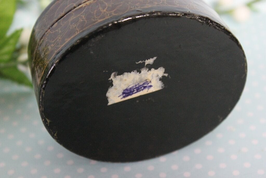 SCATOLA VINTAGE LEGNO LACCATA H cm 4  PORTAGIOIE Complementi d'arredo