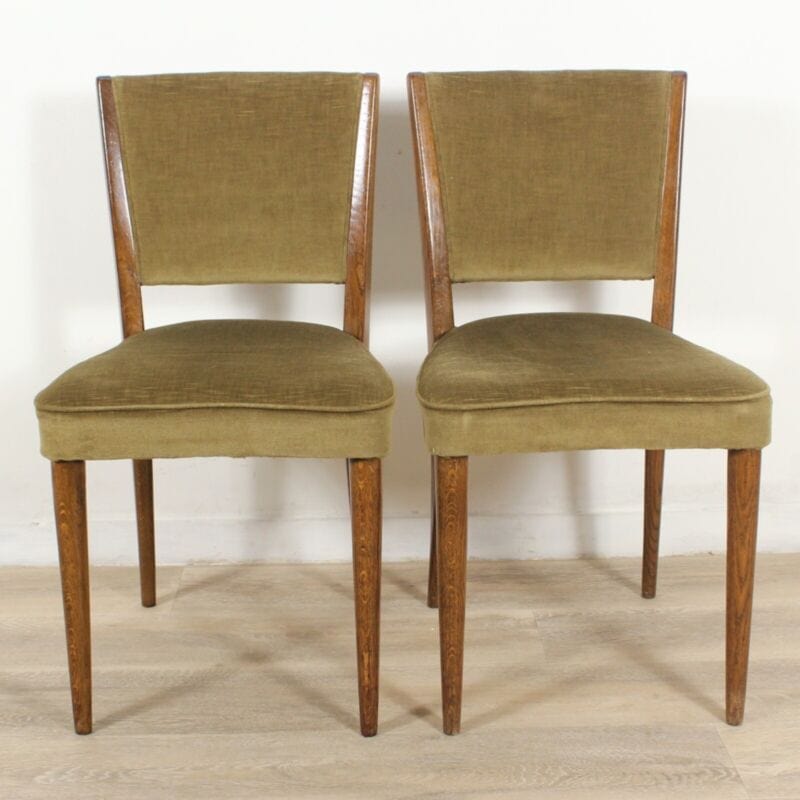 Sedie vintage stile svedese anni 50 60 di legno modernariato coppia sedia verde Arredamento