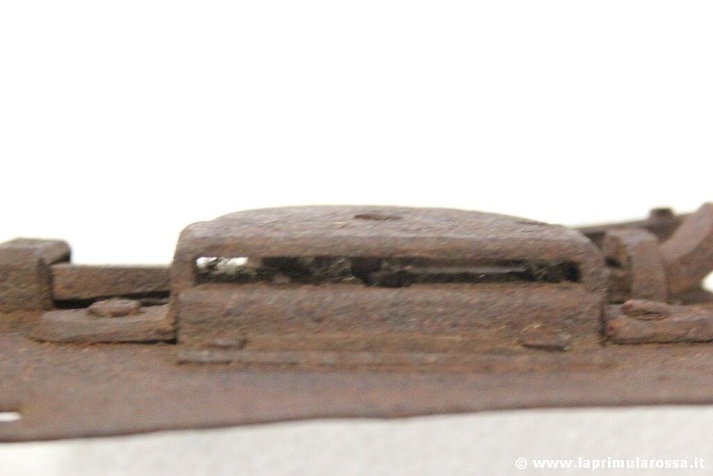 SERRATURA ANTICA IN FERRO PER PORTA O PORTONE - FERRAMENTA D'EPOCA - OLD LOCK Restauro