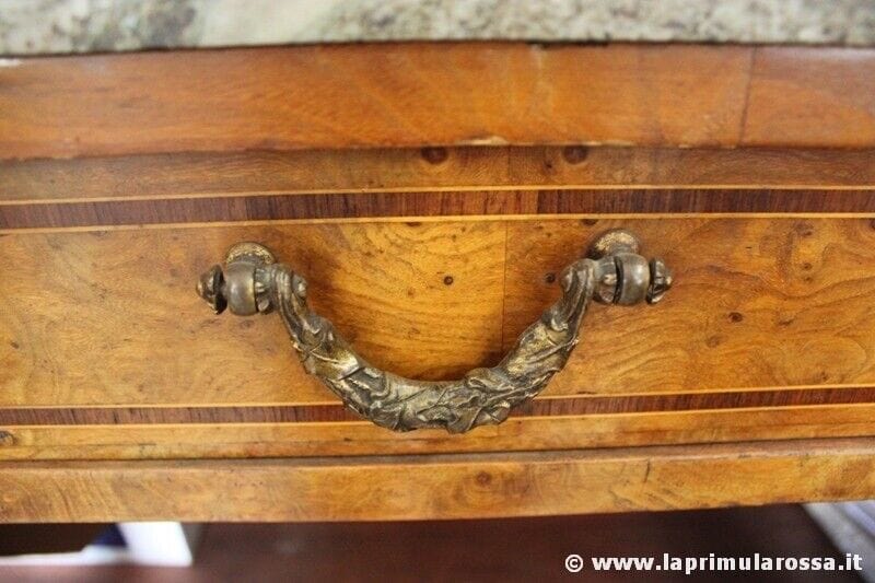 Servante credenza antica francese chiara in legno radica mobile salone anni 30 Arredamento