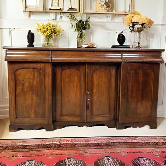 Servante credenza antica inglese di epoca vittoriana mobile da salone madia 800 Arredamento