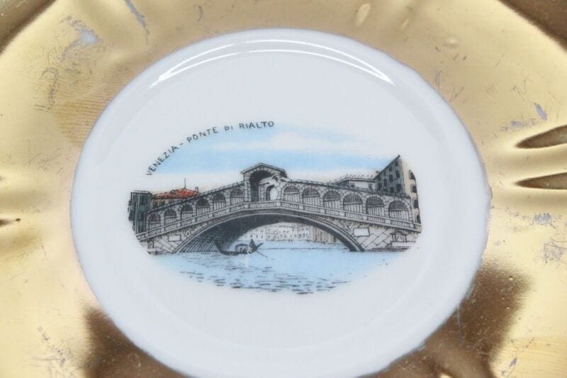 Servizio da tè the antico in porcellana bianca oro Bavaria Venezia tazze teiera Ceramiche e Porcellane