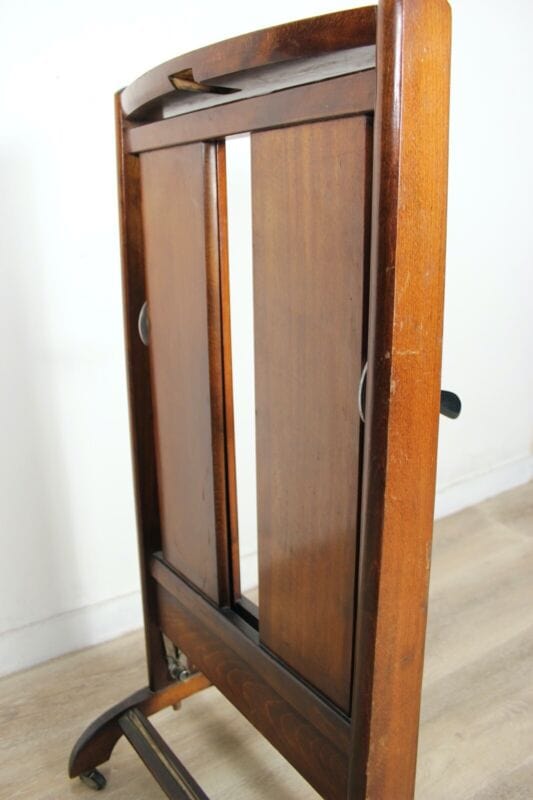 Servomuto vintage in legno Fratelli Reguitti per stira pantaloni anni 60 retrò Attrezzi e Strumenti
