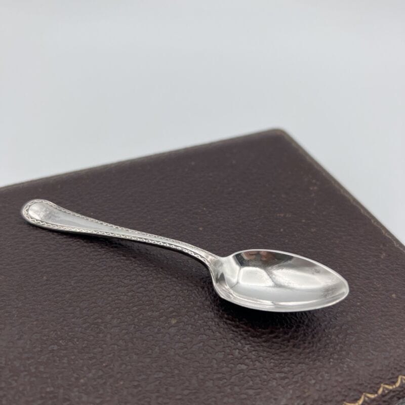Set servizio di posate antiche in argento silver plated cucchiaini da per caffe Sheffield & Argento