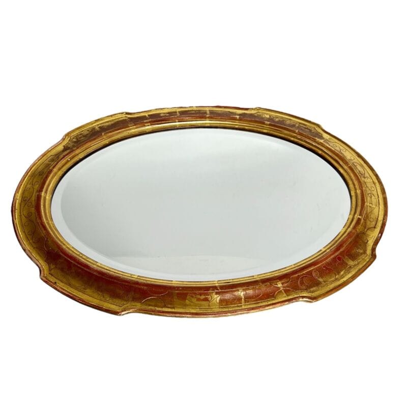 CAZARU 23.0X35.4inch Specchio Oro Antico per Soggiorno, Funerom Specchio  Ovale con Cornice Oro Vintage, Decorazioni in Stile Barocco Grande Specchio  Accento per Ingresso : : Casa e cucina
