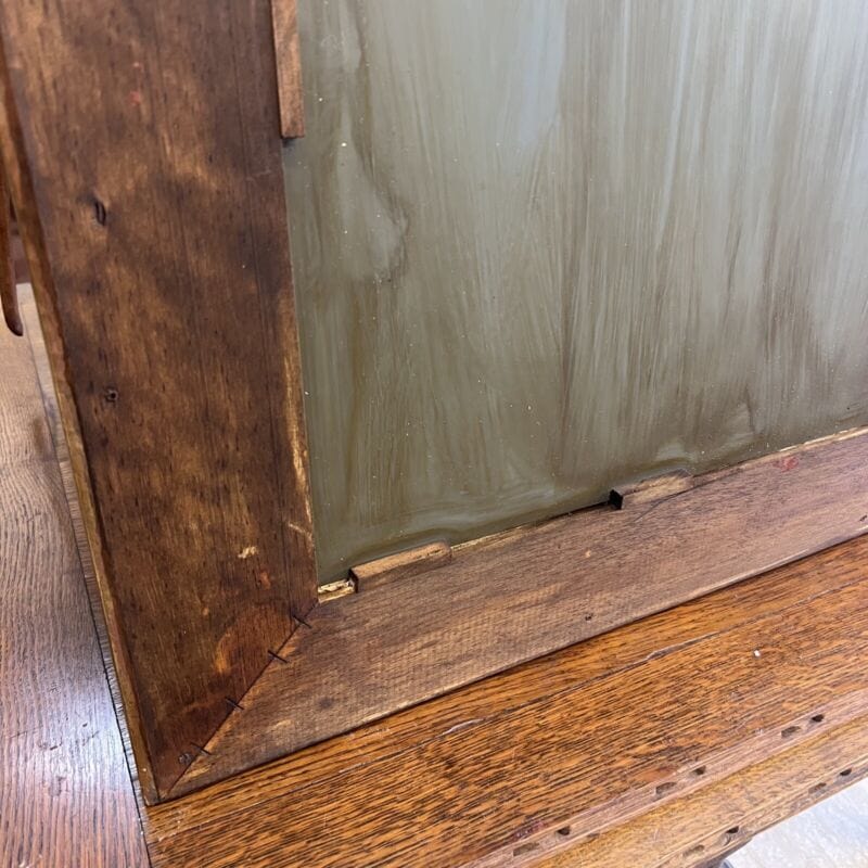 Specchio Specchiera stile antico 800 vintage in legno cornice con foglia oro Complementi d'arredo