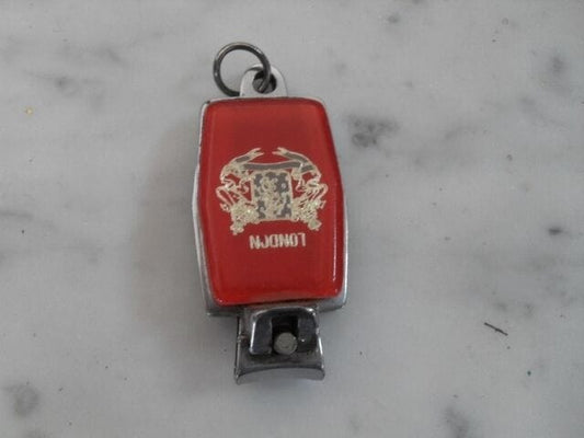 TAGLIAUNGHIE D'EPOCA DA TASCA SOUVENIR LONDRA - VINTAGE LONDON NAIL CLIPPER Other