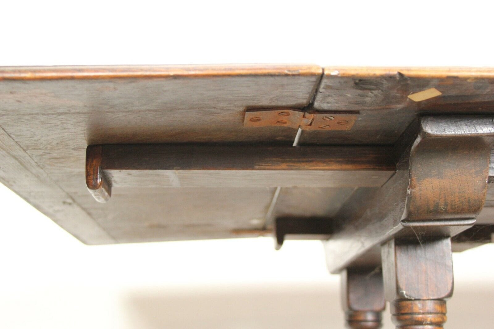 Tavolino antico da salotto tavolo consolle allungabile pieghevole in legno usato Arredamento