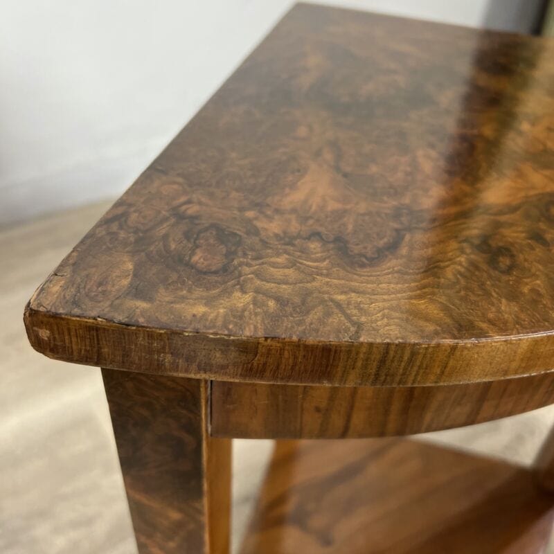 Tavolino rotondo antico tavolo deco basso da salotto a spicchi componibile Arredamento