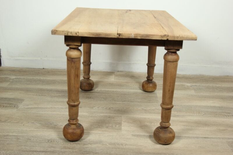 Tavolino tavolo da salotto basso antico classico rustico in legno chiaro Arredamento
