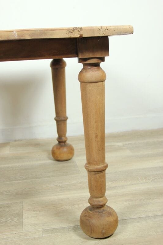 Tavolino tavolo da salotto basso antico classico rustico in legno chiaro Arredamento