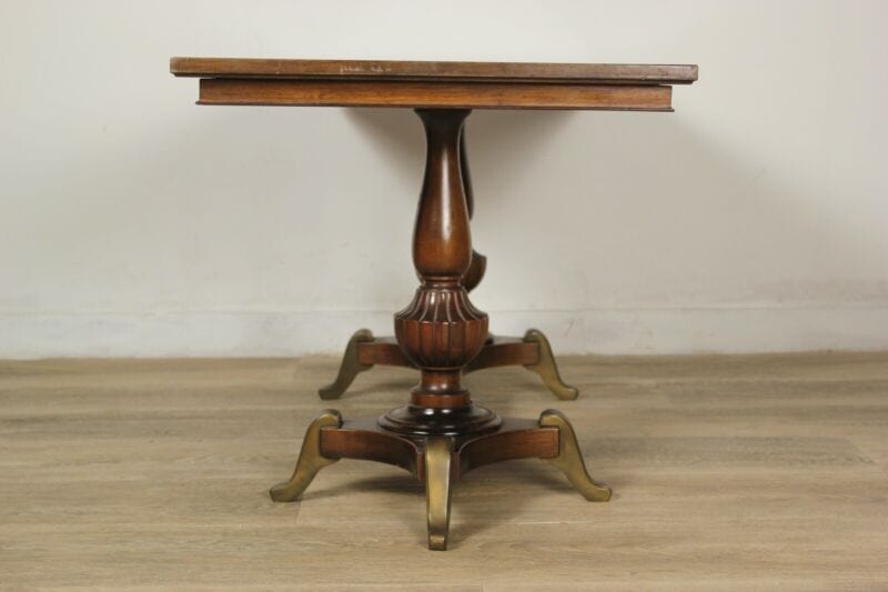 Tavolino tavolo stile antico basso da salotto rettangolare vintage in legno Arredamento