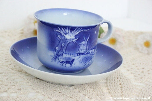 TAZZA DA TE' DI NATALE FLORINDO BESOZZI OLD COPENAGHEN 1991 DESIREE H C ANDERSEN Ceramiche e Porcellane