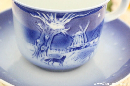 TAZZA DA TE' DI NATALE FLORINDO BESOZZI OLD COPENAGHEN 1991 DESIREE H C ANDERSEN Ceramiche e Porcellane