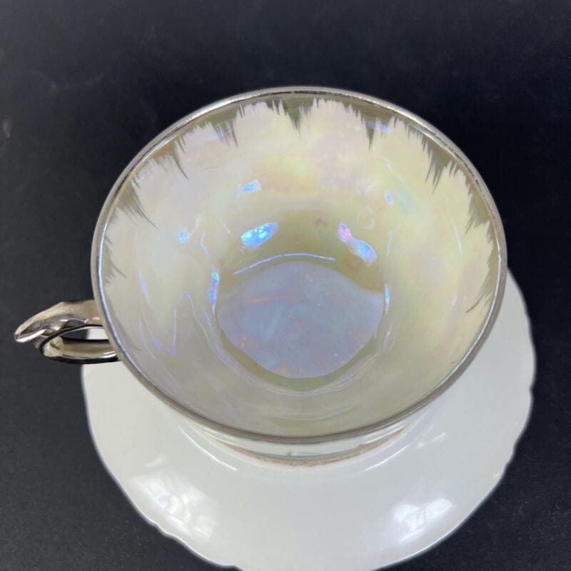 Tazza da tè in porcellana vintage tazzina con piattino per the antica Bavaria Ceramiche e Porcellane