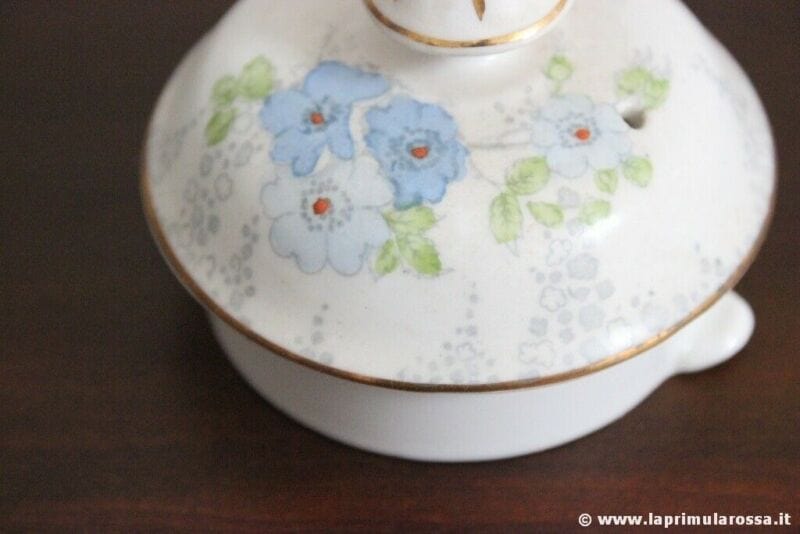 TEIERA ANTICA INGLESE  IN PORCELLANA ROYAL STANDARD DIPINTA A MANO Ceramiche e Porcellane