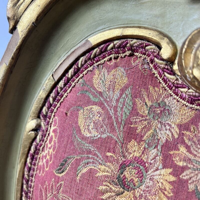 Testata da per Letto in stile antica 700 in legno dipinta pannello dec – La  Primula Rossa Antiquariato