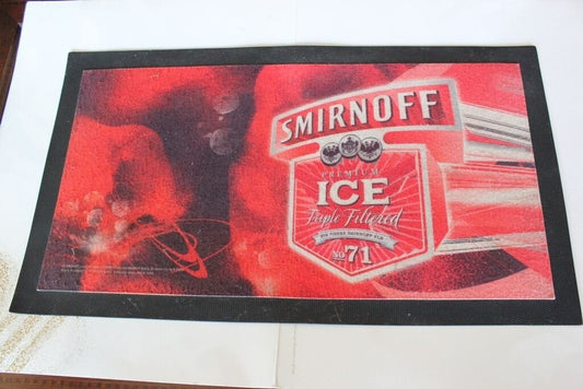 TOVAGLIETTA VINTAGE DA PUB cm 43X24 SMIRNOFF VODKA VINTAGE BEER MAT Birra & dintorni