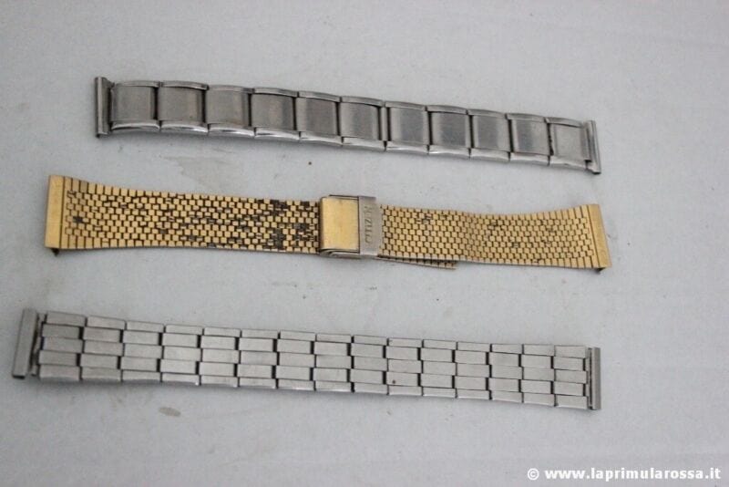 TRE CINTURINI VINTAGE PER OROLOGIO DA POLSO - CINTURINO CITIZEN ANNI 70 Bigiotteria & Accessori