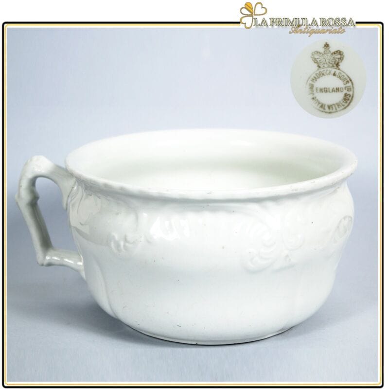VASO DA NOTTE D' EPOCA IN CERAMICA  PITALE ANTICO  VECCHIO CACHE POT INGLESE Ceramiche e Porcellane