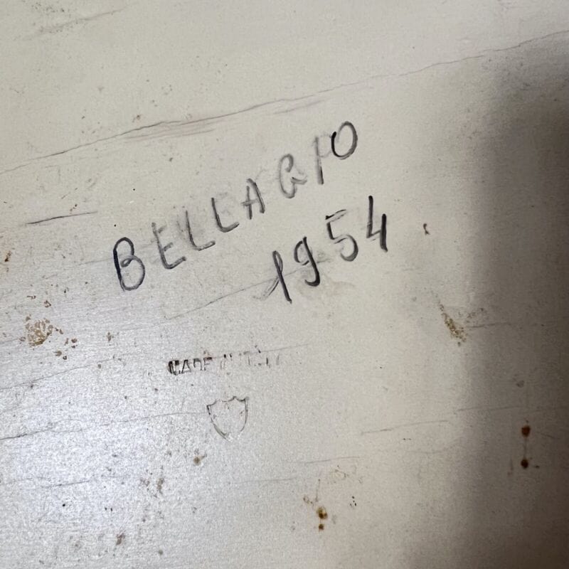 Vassoio in legno vintage veneziano guantiera piatto da portata dipinto a fiori Complementi d'arredo