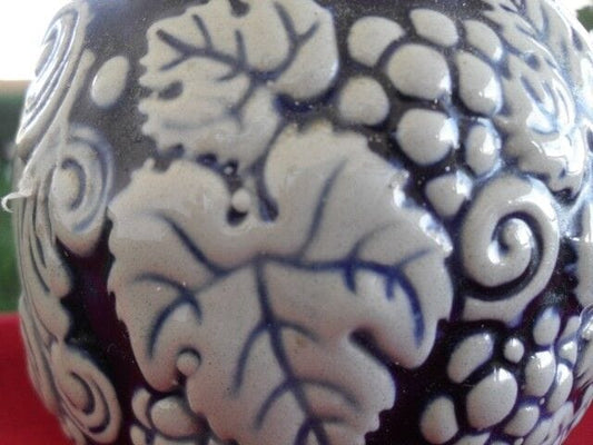 VECCHIA CARAFFA IN CERAMICA X IL VINO - BOCCALE D'EPOCA H CM 13 - BROCCA - JUG Birra & dintorni