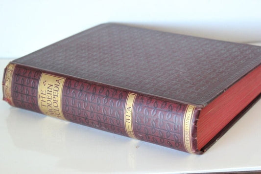 VECCHIA  ENCICLOPEDIA  THE MODERN CYCLOPEDIA  VOLUME I° A - BLA  / LIBRO 1904 Libri