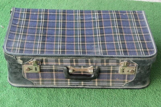 VECCHIA VALIGIA DA ARREDO  - BAULE -  VINTAGE SUITCASE Vintage
