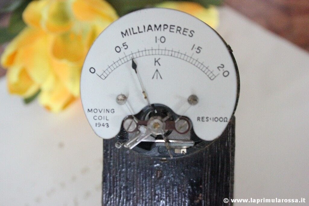VECCHIO AMPEROMETRO ANNO 1943 / STRUMENTO DI MISURA / MILLIAMPERES D'EPOCA Orologi, Accessori & Ricambi