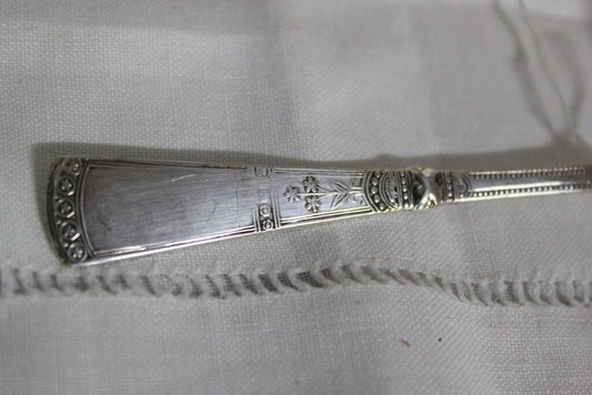 VECCHIO COLINO IN SILVER PLATED / POSATA INGLESE / VINTAGE SUGAR SIFTER SPOON Sheffield & Argento
