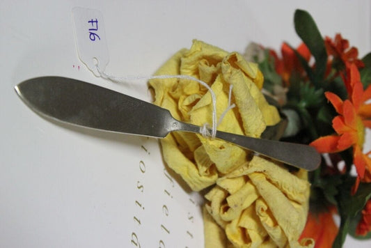 VECCHIO COLTELLO IN SILVER PLATED PER BURRO / SMALL VINTAGE EPNS BUTTER KNIFE Sheffield & Argento