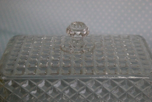 VECCHIO COPERCHIO IN VETRO PER FORMAGGIERA - VINTAGE GLASS CHEESE LID DISH Vetri e Cristalli