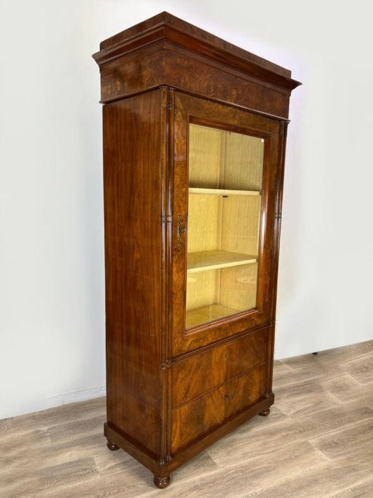 Vetrina antica 800 cristalliera armadio credenza libreria stile Luigi FIlippo Arredamento