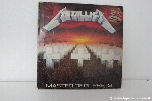 VINILE  LIMITED EDITION 1986 METALLICA MASTER OF PUPPETS 2x LP  MASTERING Dischi in Vinile