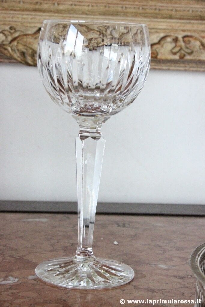 WATERFORD CRYSTAL SET VINTAGE DI 5 BICCHIERI CALICE IN CRISTALLO + DECANTER Vetri e Cristalli