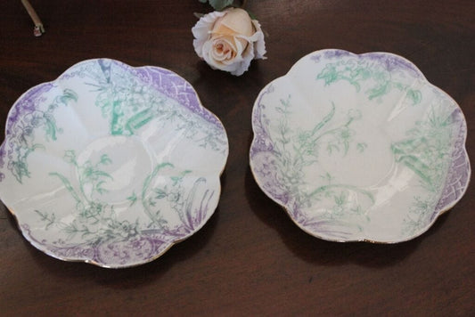 WILEMAN & CO VECCHIO PIATTINO  IN PORCELLANA / VINTAGE FOLEY BONE CHINA SAUCER Ceramiche e Porcellane
