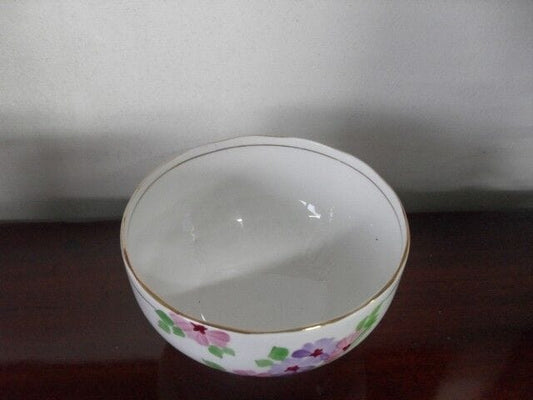 ZUCCHERIERA D'EPOCA IN PORCELLANA BONE CHINA ROSLYN  - CIOTOLA ANNI '40 - TAZZA Ceramiche e Porcellane